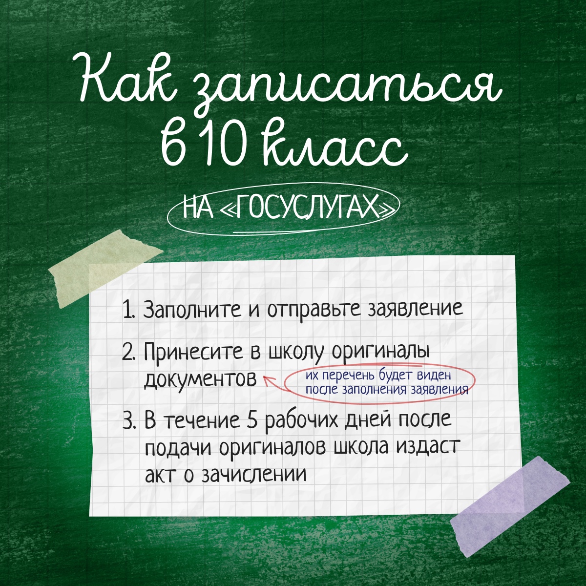 Начался приём в 10 класс — заявление о зачислении можно подать онлайн  буквально за три минуты